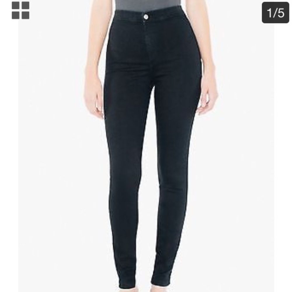 NWT American Apparel High Waist Easy Jeans